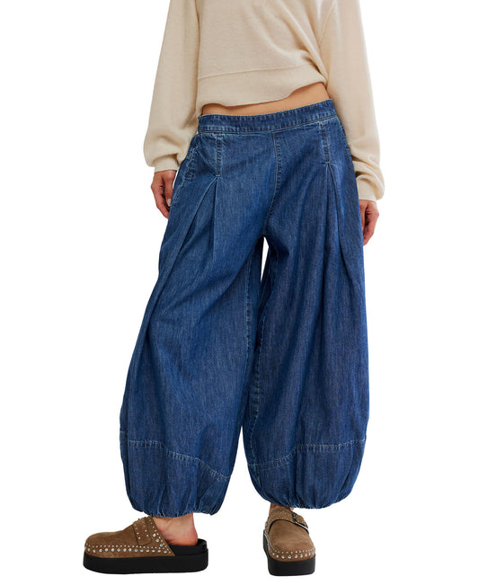 Free People Moonflower Balloon Jean