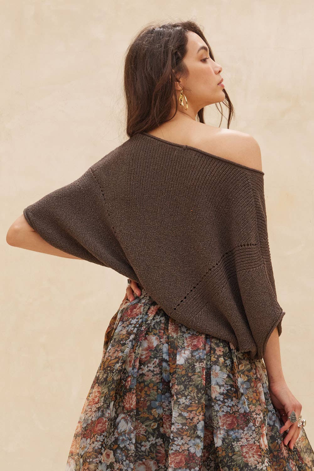 Coco Pointelle Knit Sweater