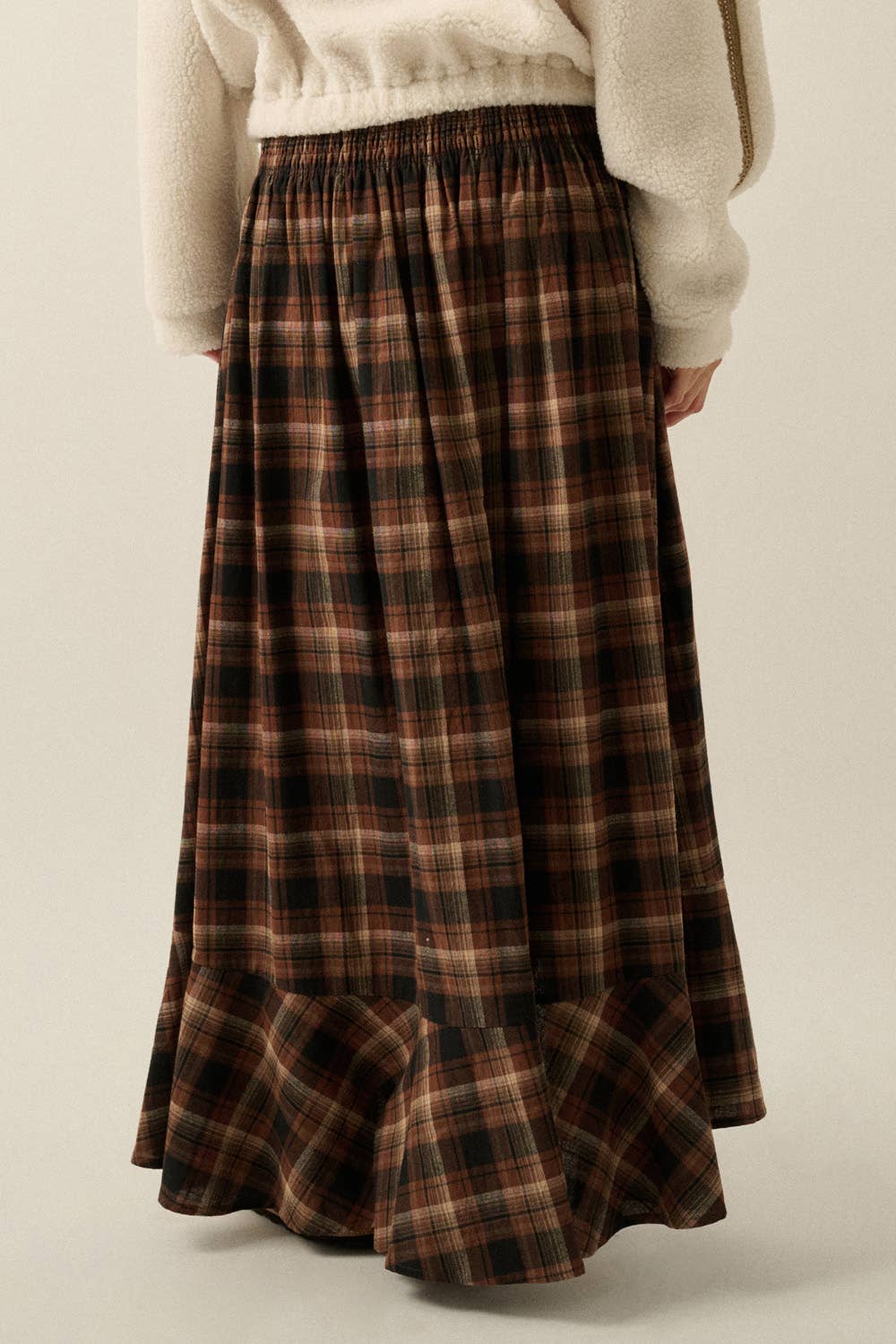 Polly Flannel Maxi Skirt