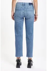 Daze Denim Rebel Midrise Slight Straight Leg Jeans