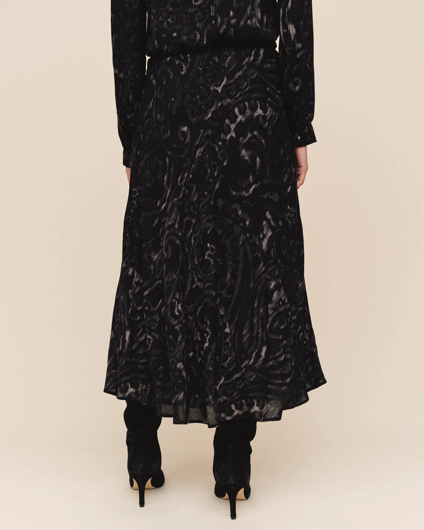 Bella Dahl Bias Full Skirt With Tie