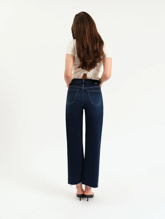 Daze Denim Pleaser High Rise Wide Ankle Jean
