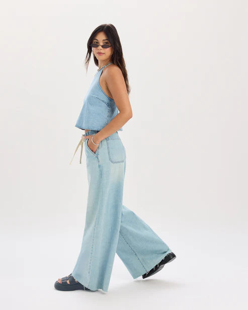 Daze Denim Cabana Wide Leg Pull On