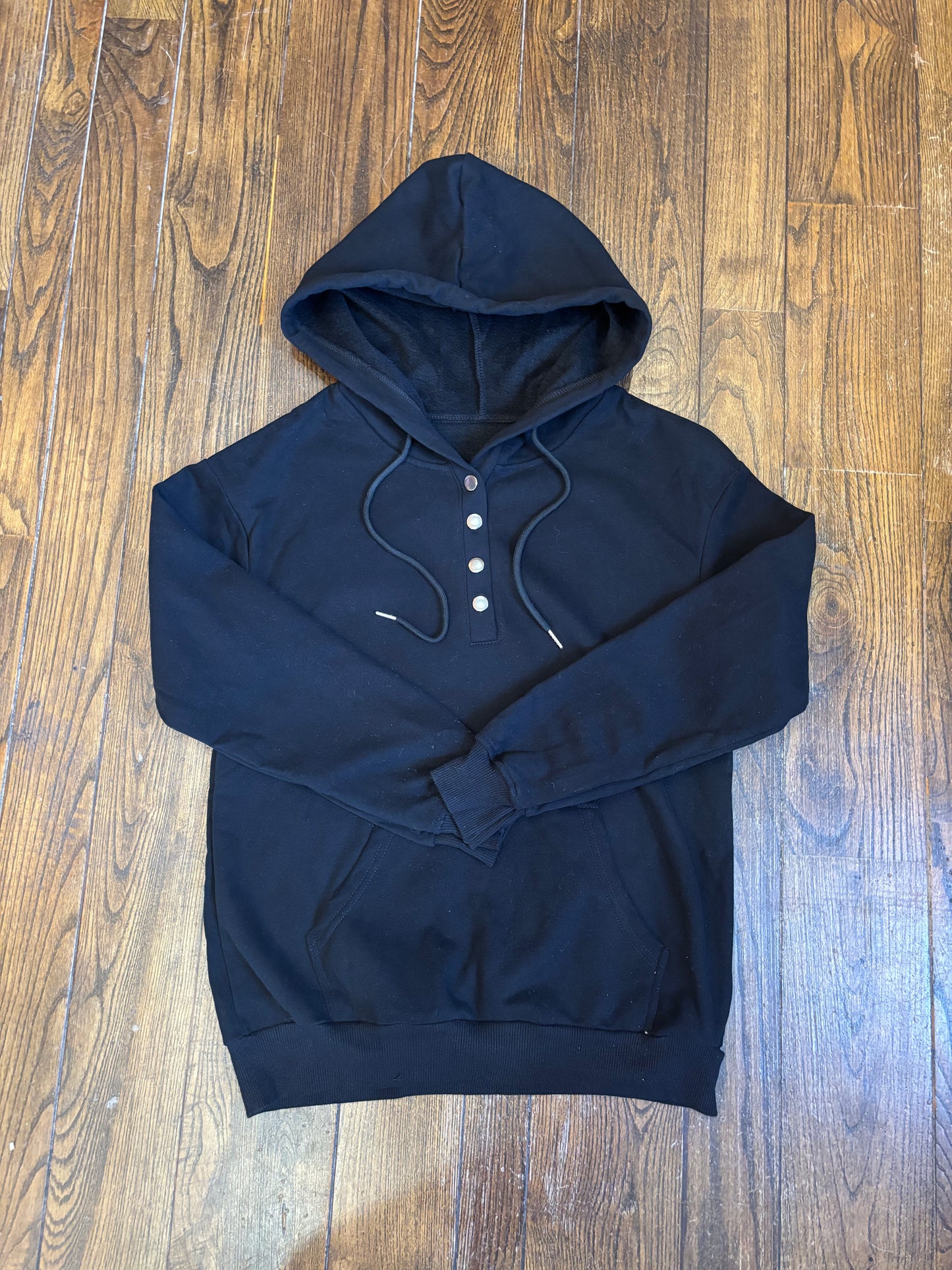 Betty Button Down Drawstring Hoodie