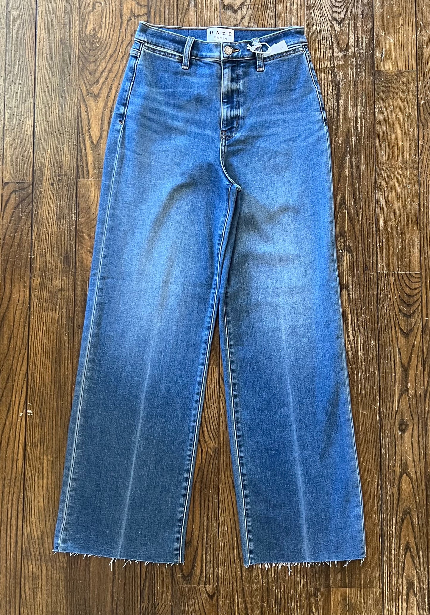 Daze Denim Pleaser High Rise Wide Ankle Jean