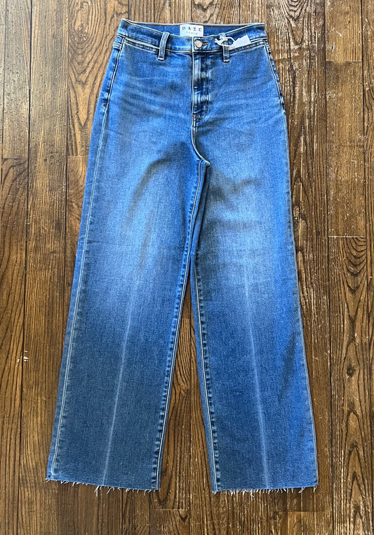 Daze Denim Pleaser High Rise Wide Ankle Jean