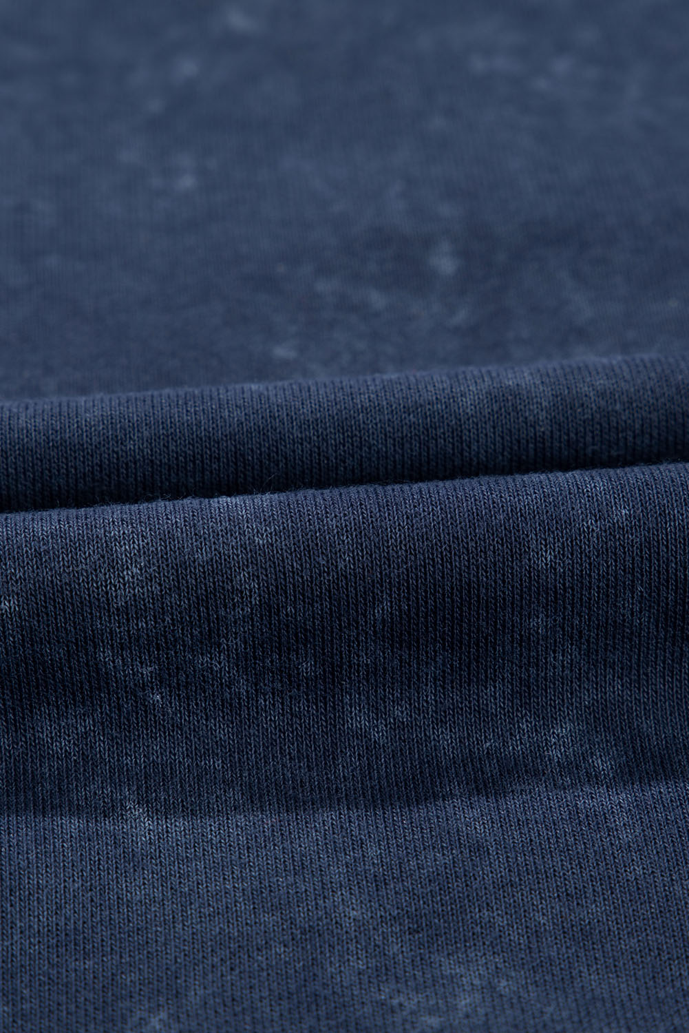 Washed Snap Button Pullover Sweatshirt