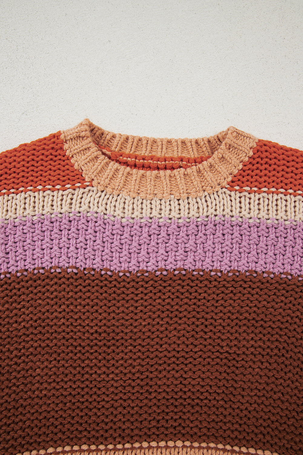 Haylie Knitted Colorblock Sweater