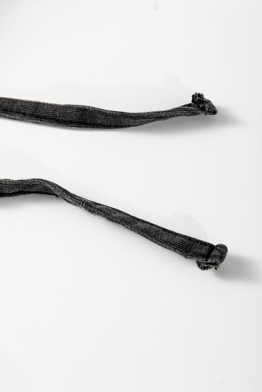 Mineral Wash French Terry High Waist Casual Shorts