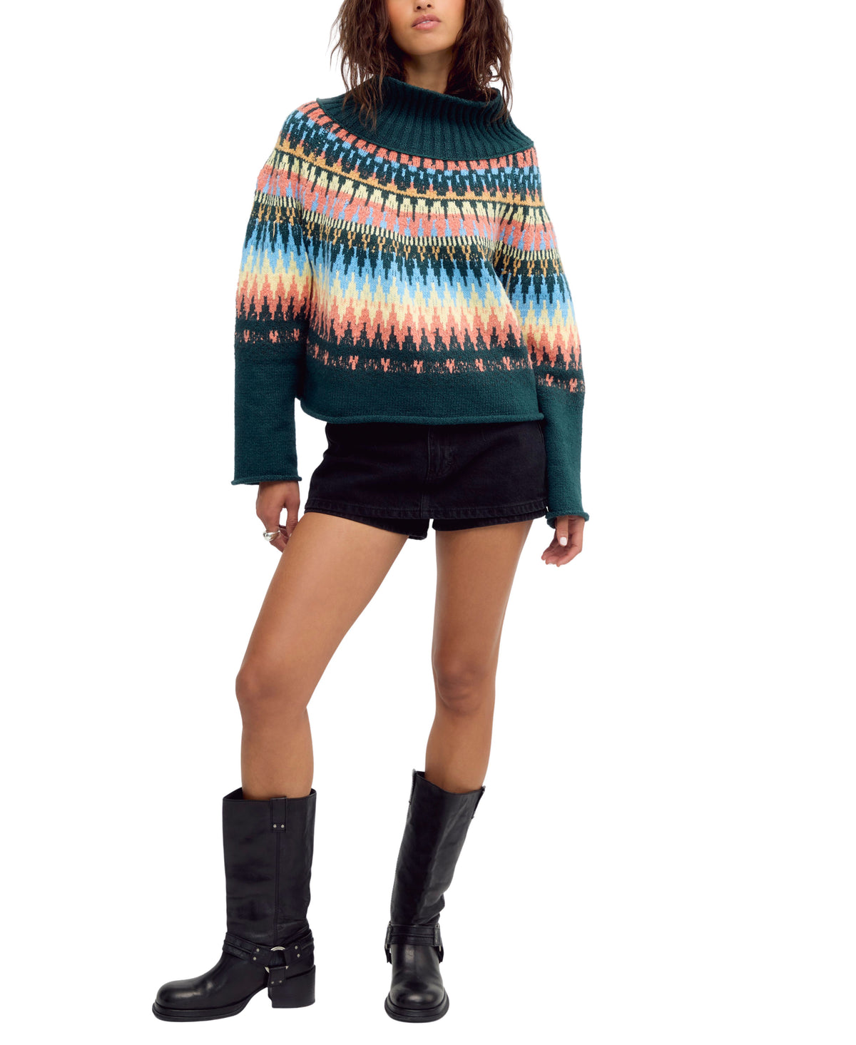Free People Keepsake Turtleneck Sweater