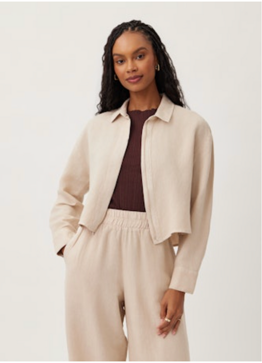 Bella Dahl Oversized Cropped Shacket