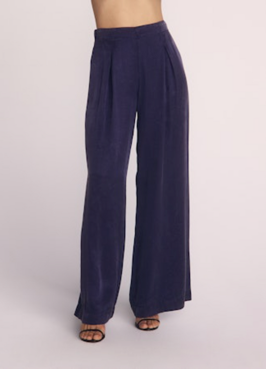 Bella Dahl Pull-On Inverted Pleat Wide Leg Pants