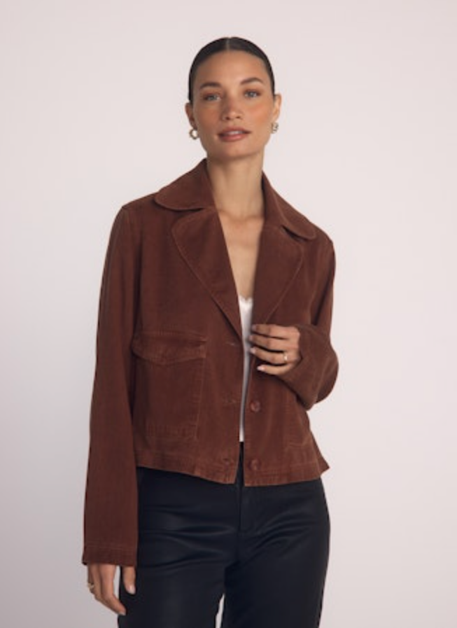 Bella Dahl Utility Crop Trench Coat