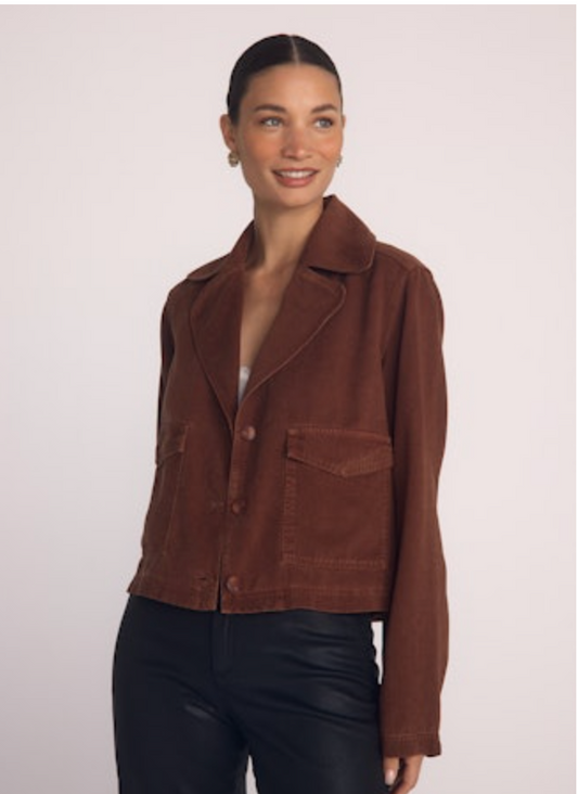 Bella Dahl Utility Crop Trench Coat
