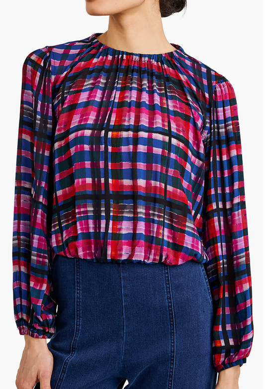 Bella Dahl Elastic Shirred Top