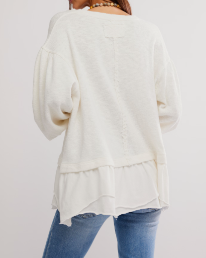 Free People Maddie Long Sleeve Knit Top