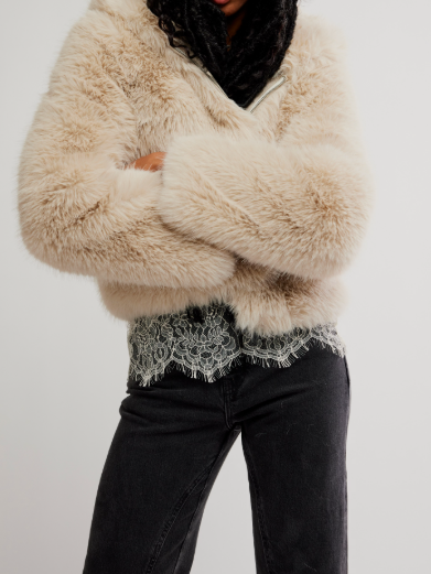 Free People Louder Please Fur