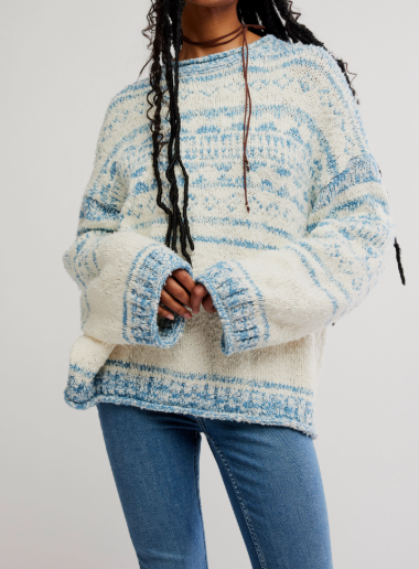 Free People Dani Pattern Sweater