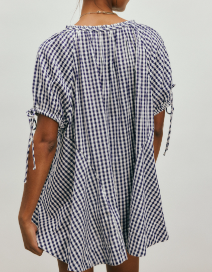 Free People Farley Gingham Tunic