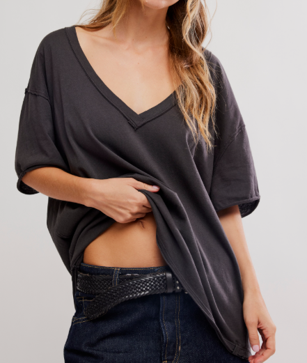 Free People Nina Tee V-Neck