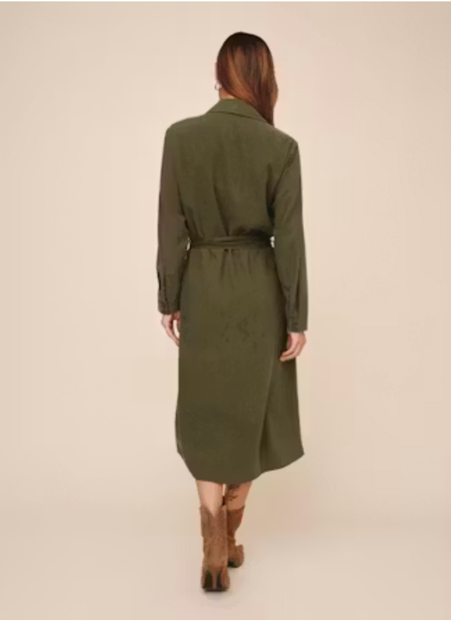 Bella Dahl Patch Pocket Maxi Shirt Dress