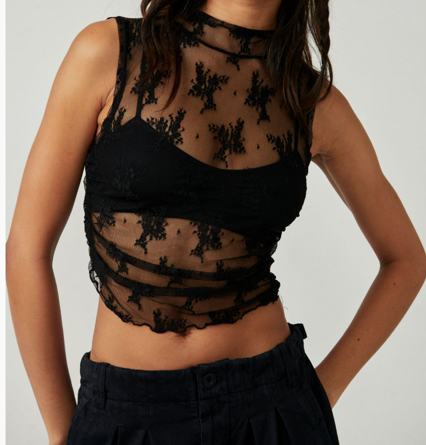 Free People Solid Nice Try Muscle Tank