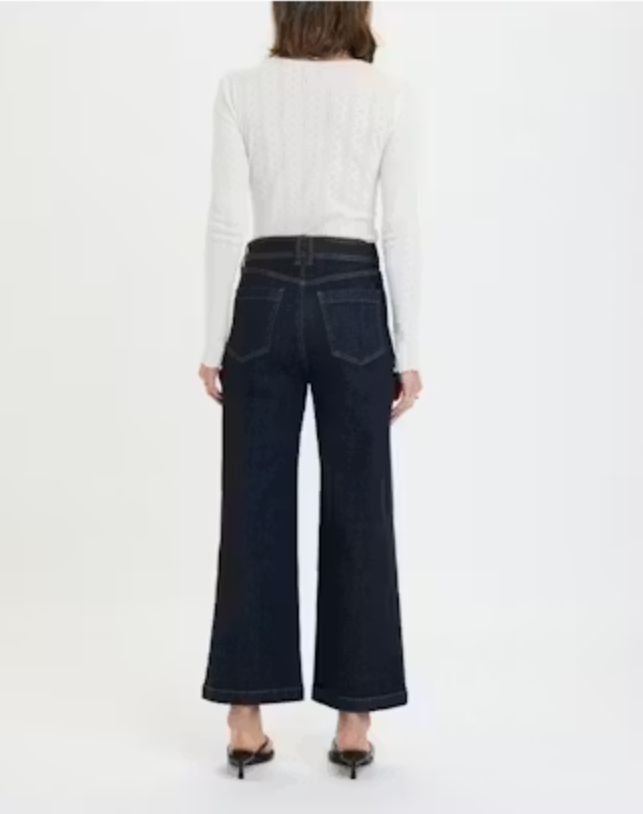 Daze Denim Valley Girl High Rise Patch Pocket Ankle Jean