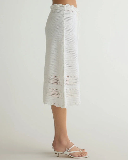 Bella Dahl Crochet Midi Skirt
