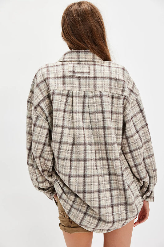 Free People Ashley Plaid Shirt