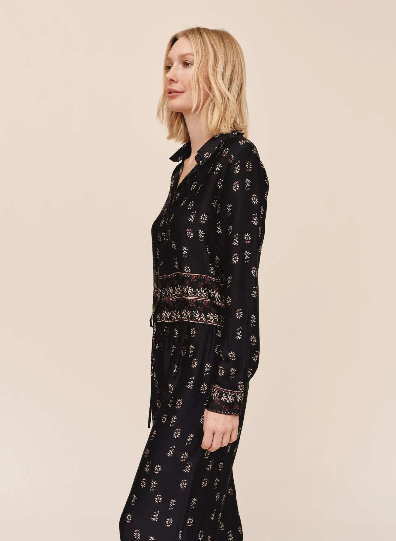 Bella Dahl Long Sleeve Crop Shirt