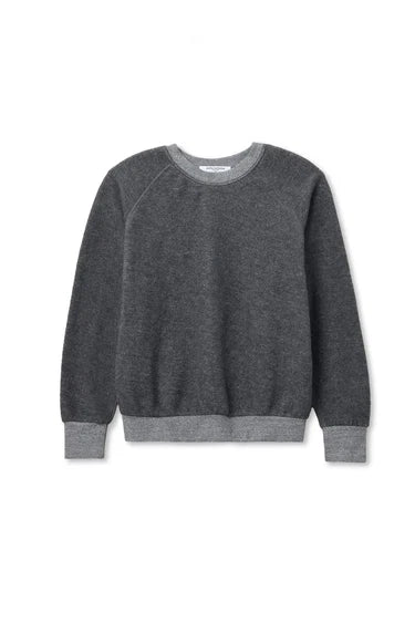 Ziggy Inside Out Fleece Long Sleeve Crewneck Sweatshirt