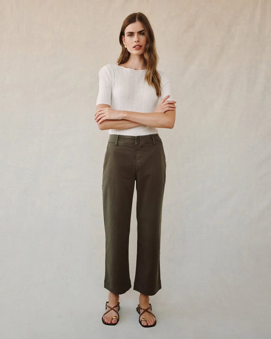 Bella Dahl Saige Wide Leg Cropped Pant