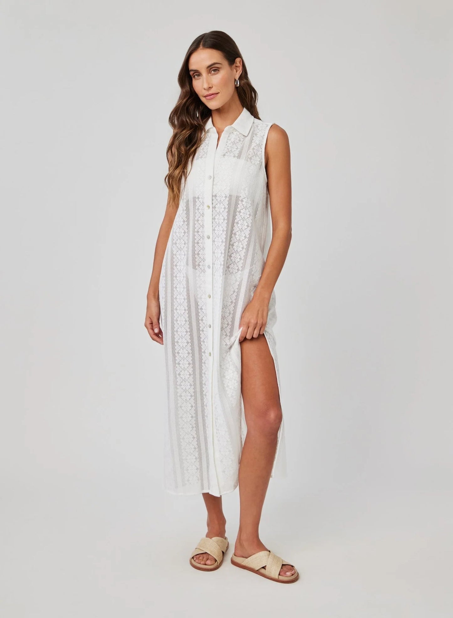 Bella Dahl Side Slit Duster Dress