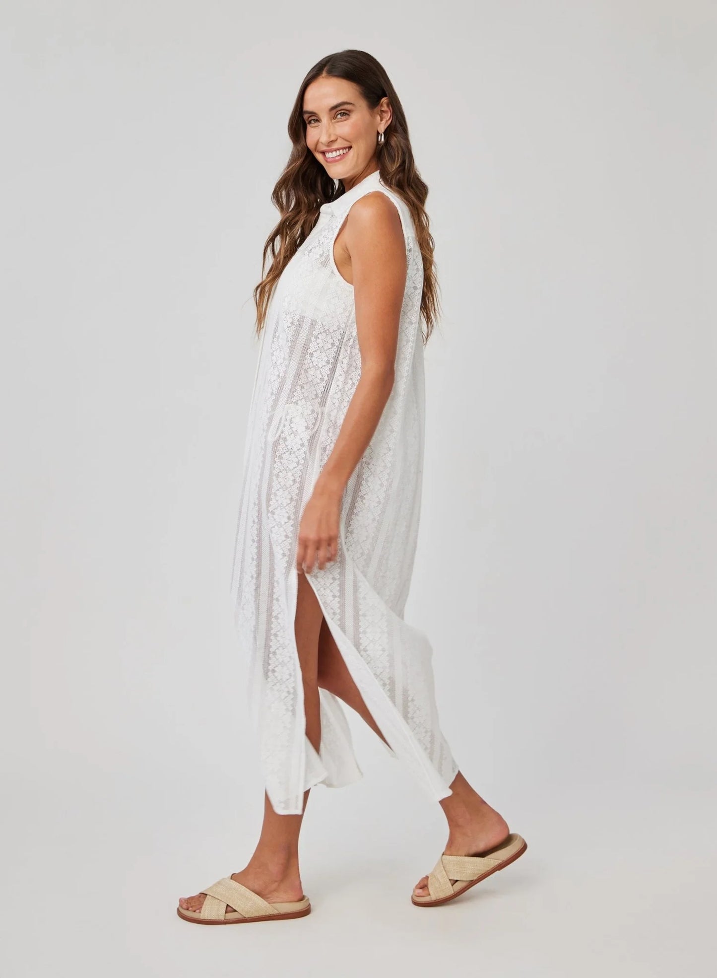 Bella Dahl Side Slit Duster Dress