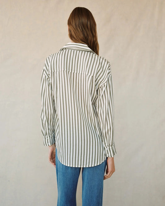 Bella Dahl Stripe Oversized Button Down