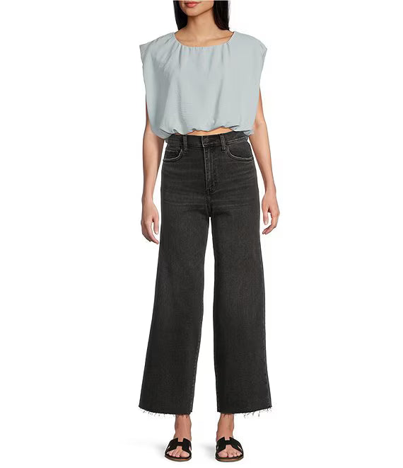 Daze Denim Pleaser High Rise Wide Ankle Jean