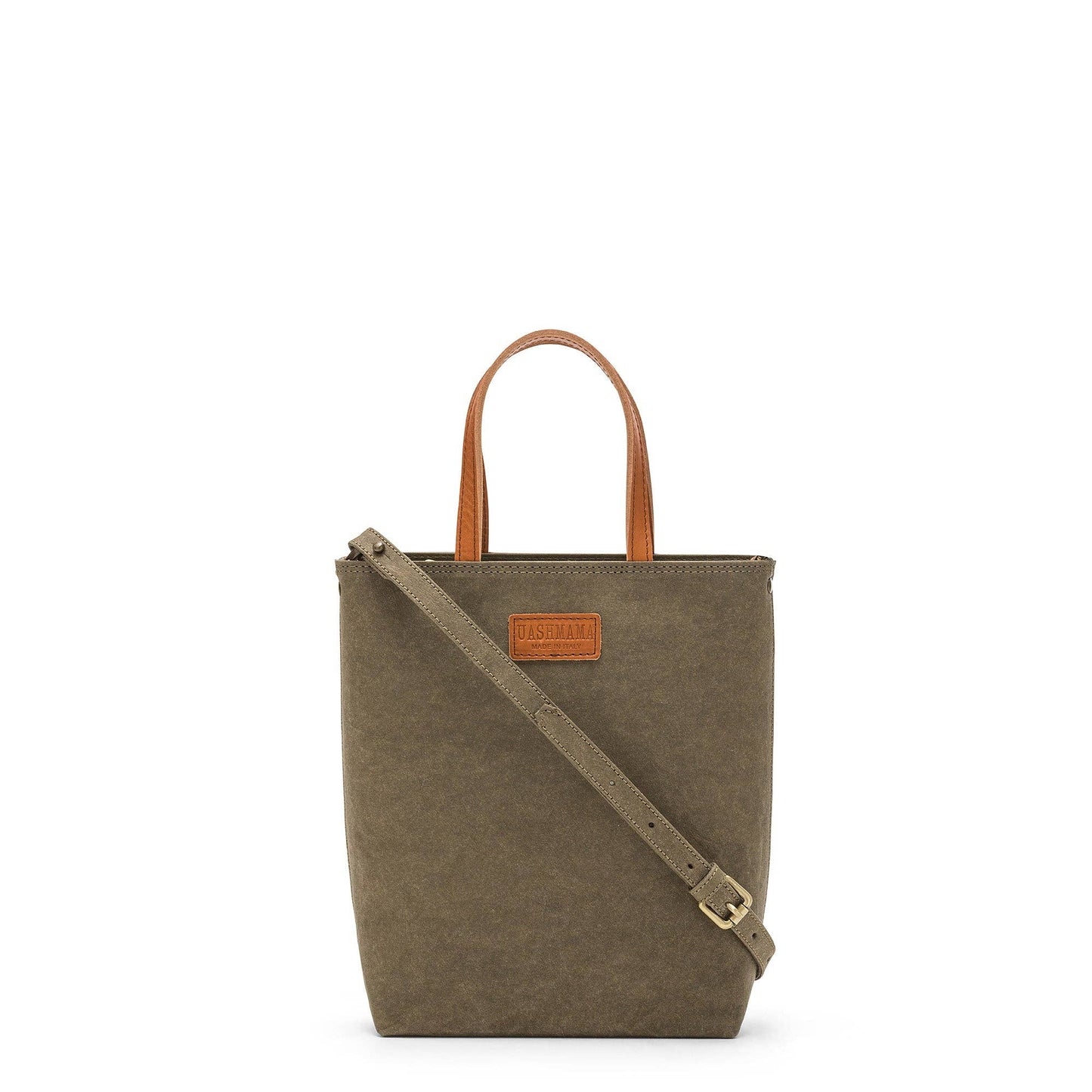 NINA CROSSBODY BAG: Woven Cuoio