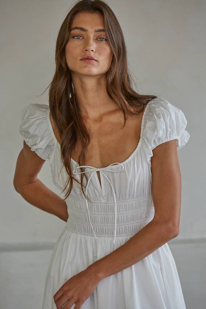 Sydney Cap Sleeve Midi Dress