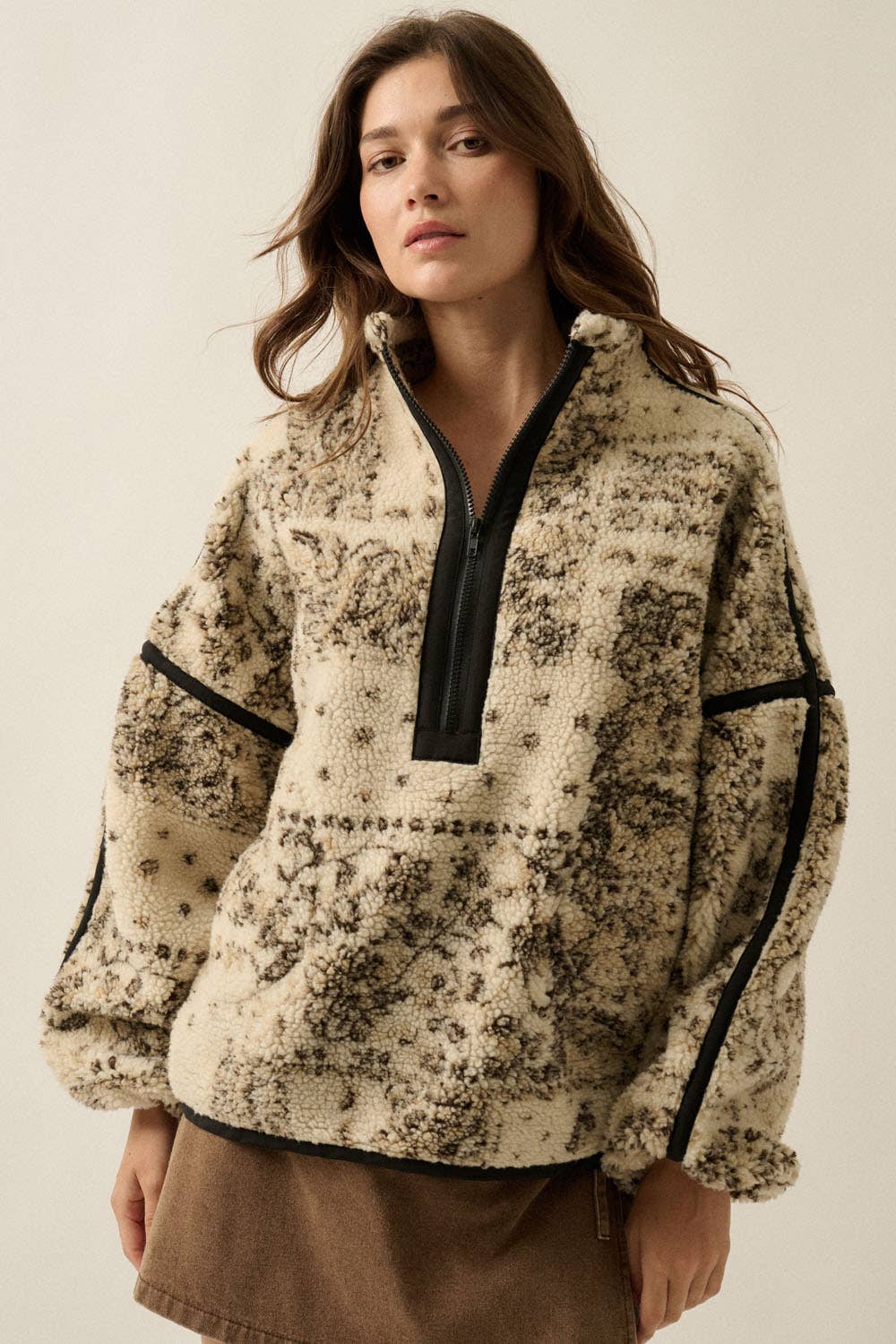 Paisley Sherpa Jacket
