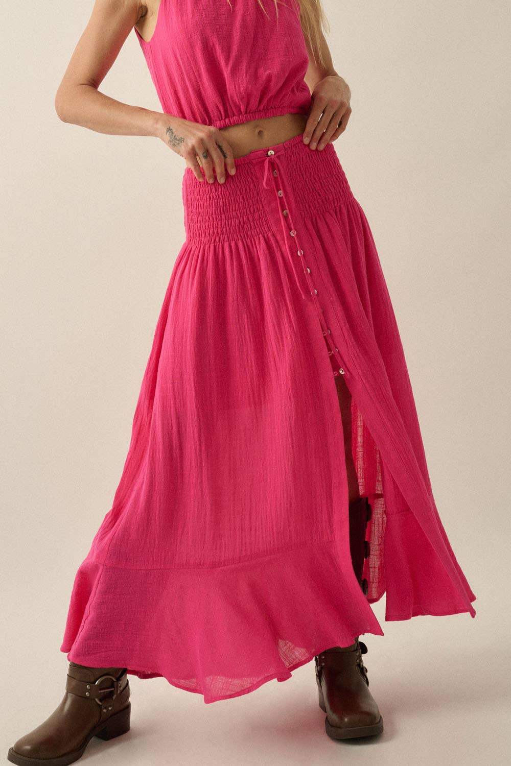 Camille Cotton Maxi Skirt
