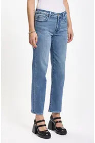 Daze Denim Rebel Midrise Slight Straight Leg Jeans