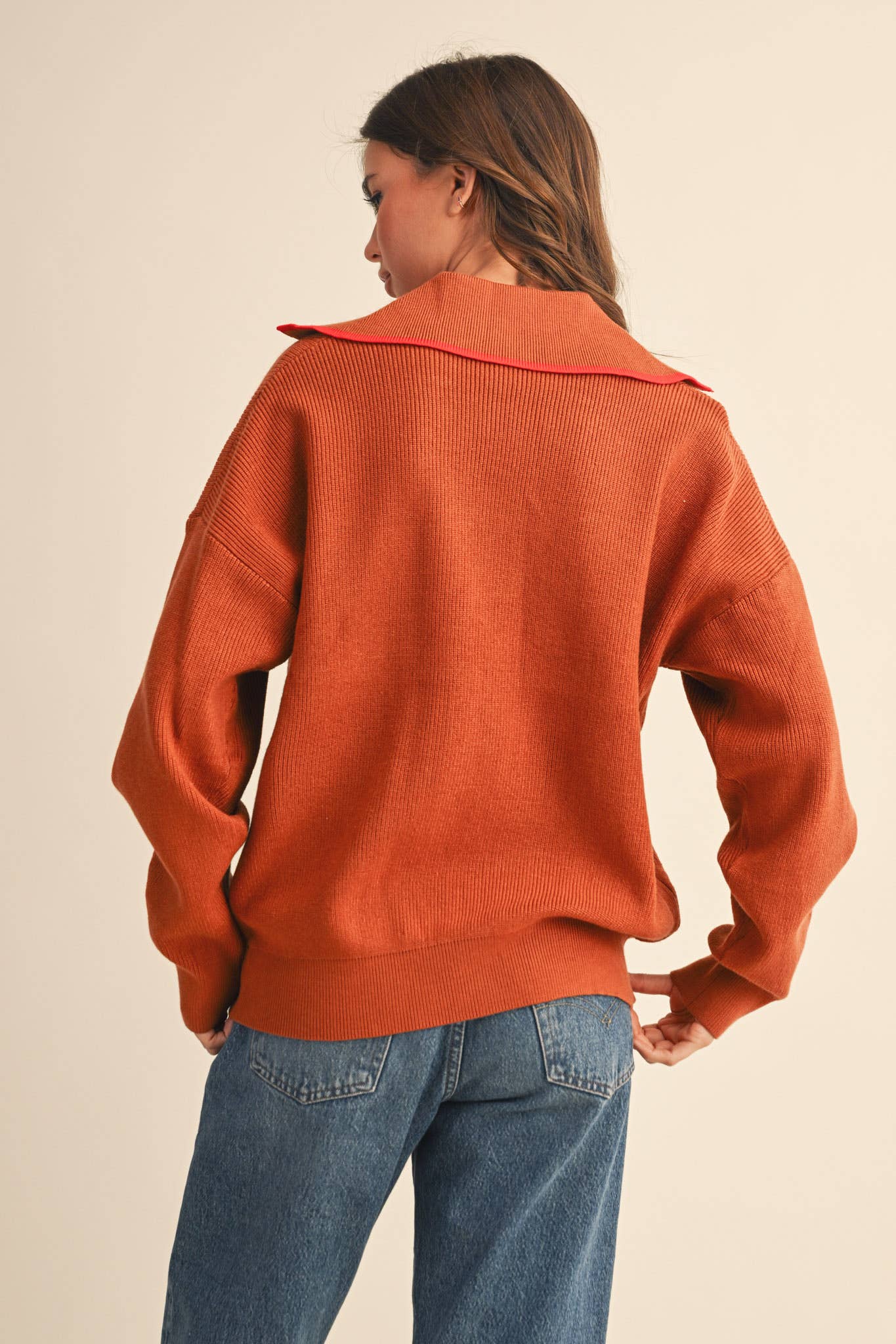 Marissa Ribbed Pullover Sweater