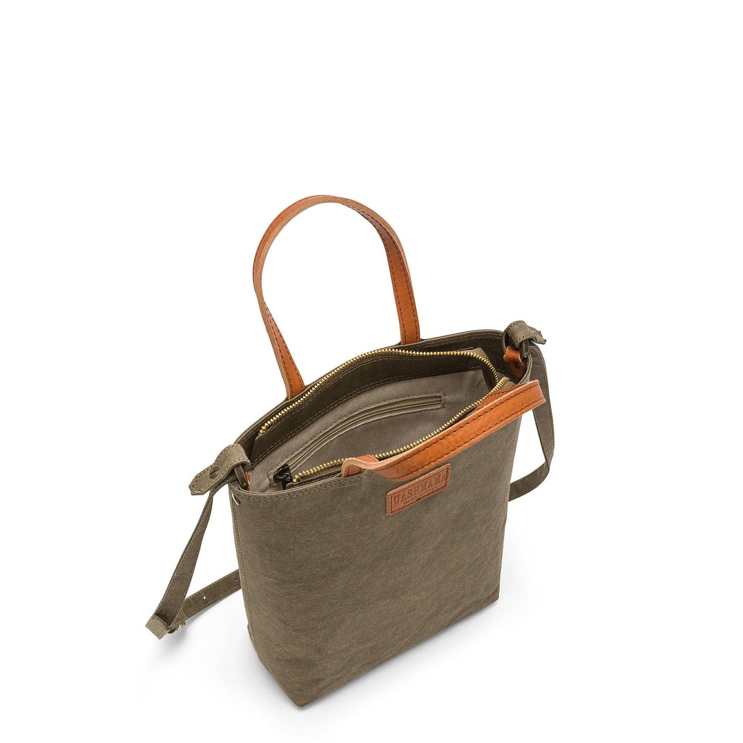 NINA CROSSBODY BAG: Woven Cuoio