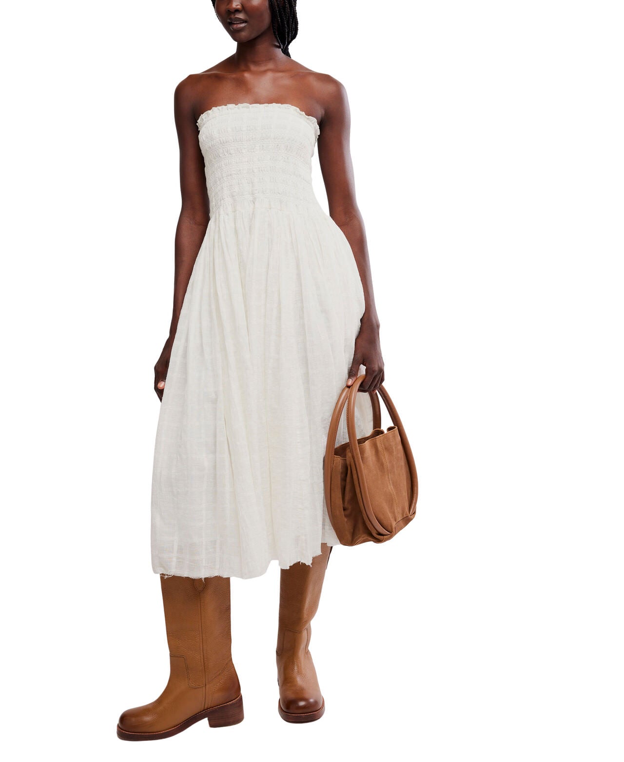 Free People Raven Solid Maxi Skirt