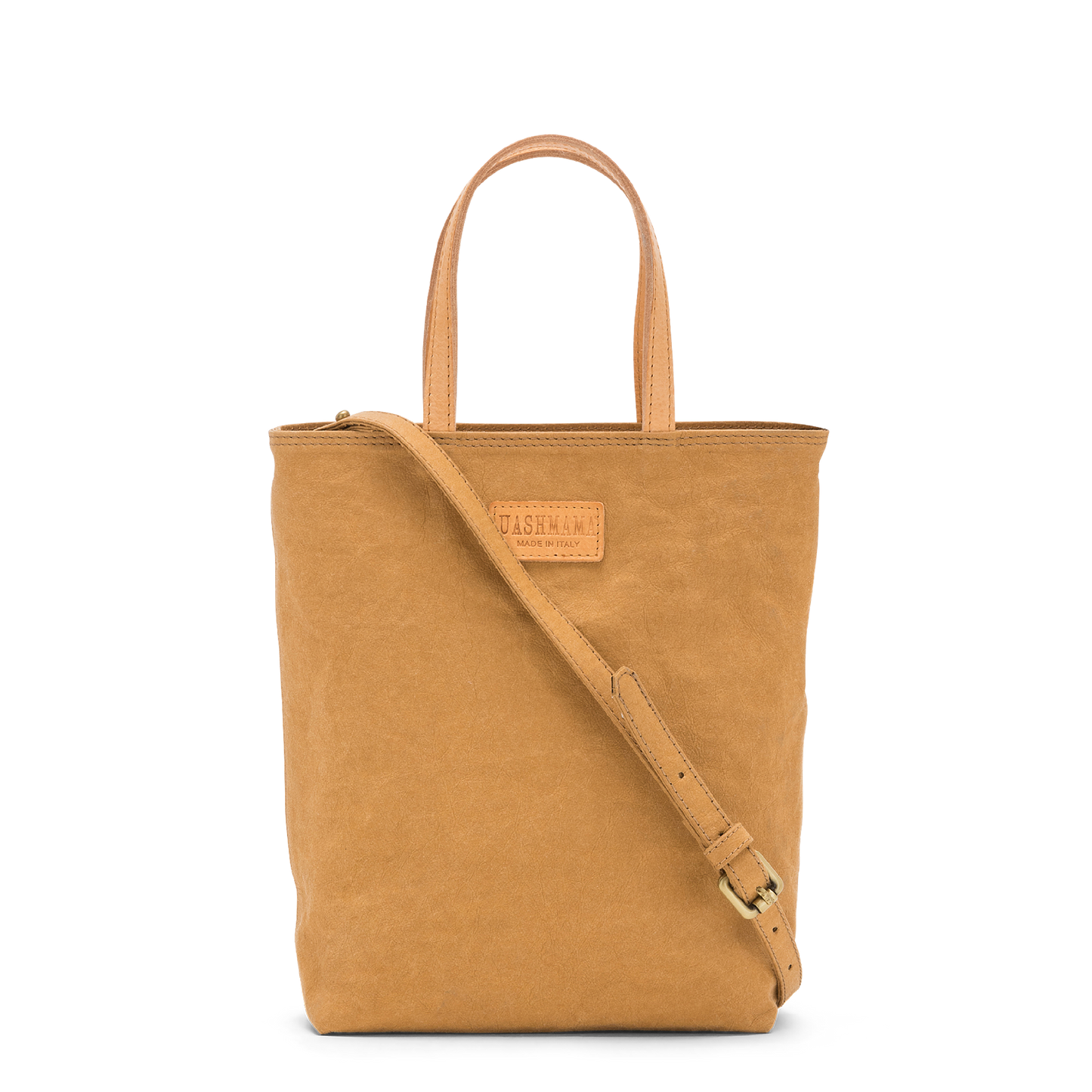 NINA CROSSBODY BAG: Woven Cuoio
