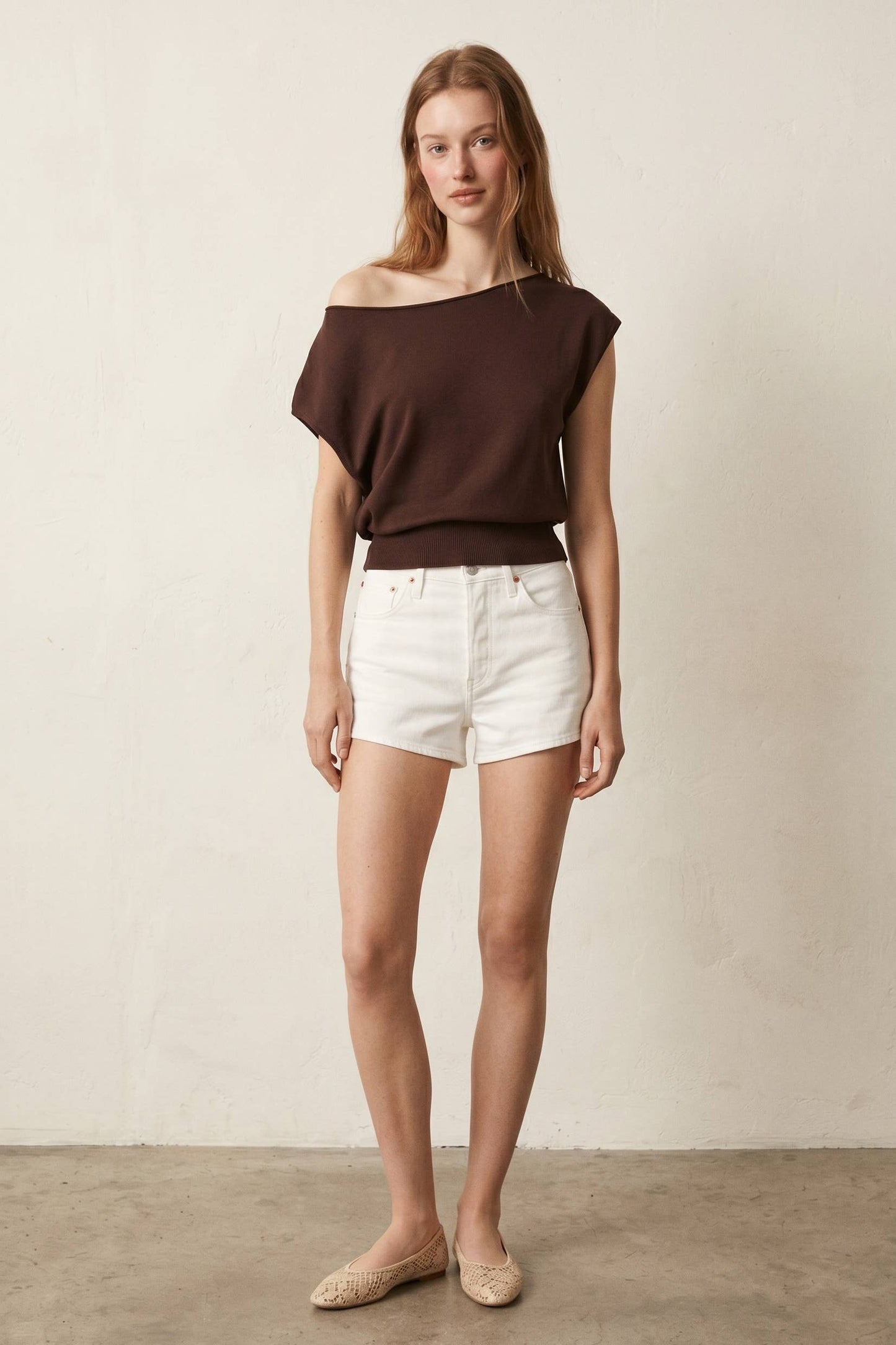 Camille One Shoulder Knit Top