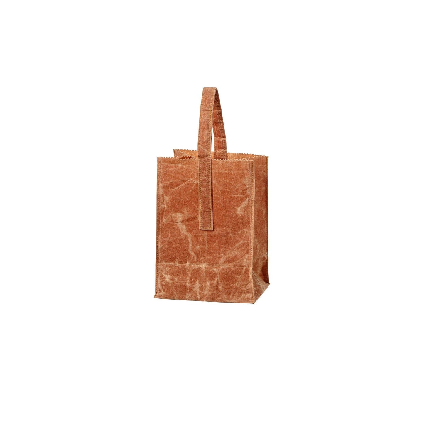 GROCERY BAG WITH HANDLE: White / Extra Small