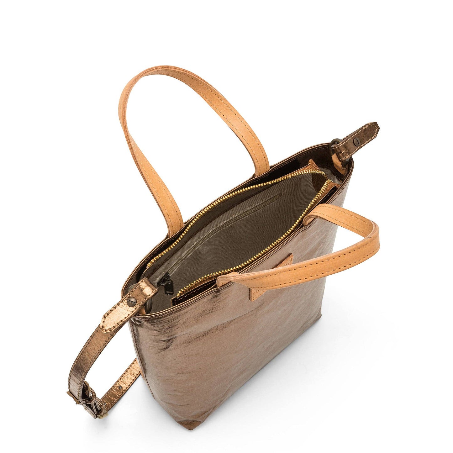 NINA CROSSBODY BAG: Woven Cuoio