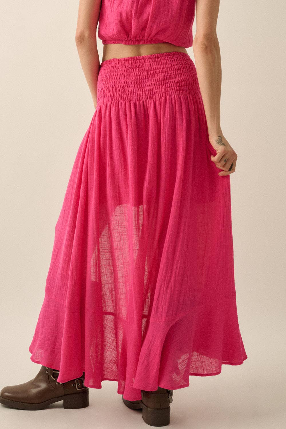 Camille Cotton Maxi Skirt