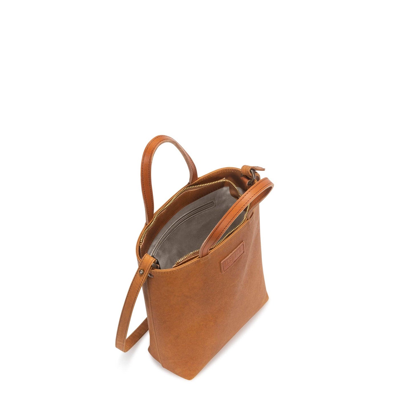 NINA CROSSBODY BAG: Woven Cuoio